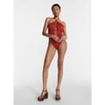 thumbnail image 3 of Hot Girl Summer by Megan Thee Stallion Women’s and Women's Plus Summer Stallion Lace Up One-Piece Swimsuit, Sizes XS-3X, 3 of 6