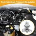 thumbnail image 2 of Unique Bargains Fuel Pressure Regulator No.MD322986 Fuel Pump Regulator for Mitsubishi Montero Sport 1995-2004 Metal Corrosion Resistant, 2 of 6