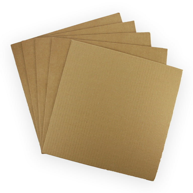 50-Pack Large Corrugated Cardboard Sheets, 11x17-Inch Flat Packaging  Inserts Pads for Mailers, Shipping, Packing, Mailing, Arts and Crafts, DIY