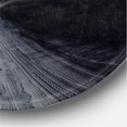 thumbnail image 3 of Designart 'A Full Moon Over Paved Road' Nautical & Coastal Circle Metal Wall Art 23x23 - Disc of 23, 3 of 5