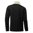 thumbnail image 3 of Mens Pullover Sweatshirt Casual Sevevn Men's Color Blocked Sweatshirt Quarter Zip Fashion And Casual Long Sleeved Base Shirt, 3 of 5