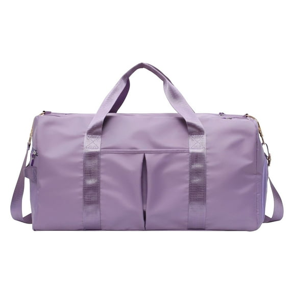 Leodye 1PCS Waterproof Gym Duffel Bag for Women Men with Shoe & Wet Clothes Compartments Sports Travel Workout Bag -19.3x9.3x8.6in