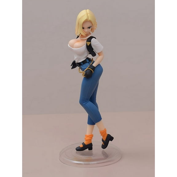 DBZ Artificial Human 18 Lazuli Action Figure,Ver II-Standing Pose