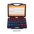 thumbnail image 2 of 44-Piece Alloy Nut Set with Standard and Metric Gauges in Durable Toolbox, 2 of 7
