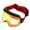 color:Black frame red lens, variant on Ski Goggles with Magnetic Double Layer Detachable Lens Skiing Anti-fog UV Snowboard Eye for Men Women Ski Sunglasses Eyewear