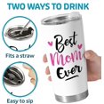 thumbnail image 3 of Best Mom Ever Gifts, Mothers Day Birthday Gifts For Mom Wife, Nutrition Facts 20Oz Tumbler For Mother New Mom From Daughter Son Husband, 20oz Coffee Insulated Tumbler, 3 of 6