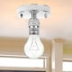 thumbnail image 4 of Base de luz de techo vintage Soporte de lámpara de pared de montaje industrial Soporte de lámpara de techo de araña para el hogar y la cocina, 4 of 8