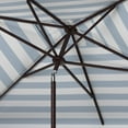 thumbnail image 4 of SAFAVIEH Outdoor Collection Elsa Line 6.5 x 10-Foot Rectangle Umbrella Navy/White, 4 of 6