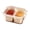 White, variant on VENTORA Mini Clear Plastic Fresh-Keeping Box - Food Storage Container with Sealed Lid for Fruits, Vegetables, and Meal Prep, Odor and Leak-Proof, Ideal for Refrigeration and Microwave Use White B