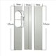 thumbnail image 4 of Placa del Kit de Ventana PortáTil Ajustable de 6 Piezas para Accesorios de Aire Acondicionado Accesorio para Ventana de Aire Acondicionado-55 cm, 4 of 5