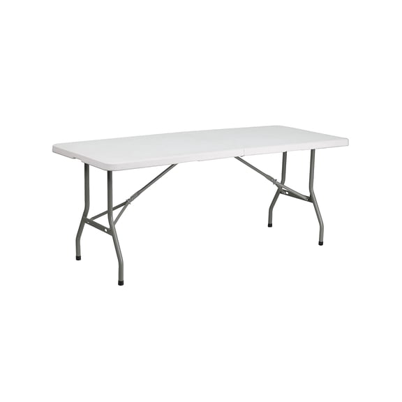 Bowery Hill 30" x 72" Folding Table in White