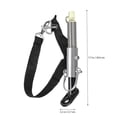 thumbnail image 4 of Universal Bike Trailer Hitch Quick Release Steel Linker Bicycle Trailer Hitch Adapter Attachment（black）, 4 of 5