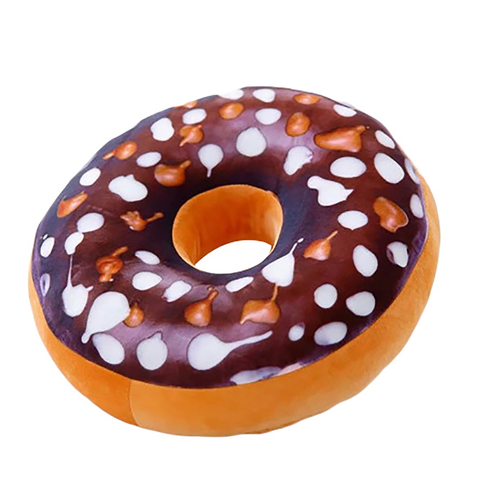 Cuteam Pillow,Sofa Cushion Easy-cleaning Donut Design Practical Multicolor Pillow for Home