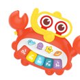thumbnail image 2 of Juguete con sonidos de animales de cangrejo, los mejores regalos, juguetes musicales sensoriales, juguetes musicales para niños y niñas, 2 of 8
