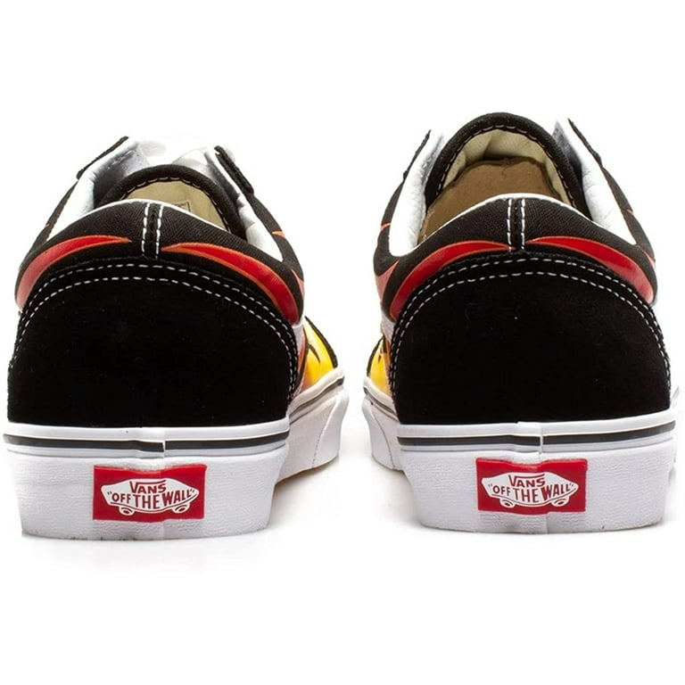 靴 VANS OLDSKOOL FLAME 9H VANS OLD SKOOL FLAME Sneakers Flame - Walmart.com
