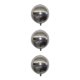 thumbnail image 5 of Bewildely Globos de cumpleaños Película de aluminio Superficie lisa Globo de casa ligero Arreglo de ambiente Accesorios para fotos Plata Type1 NO1 Bewildely CBP366989, 5 of 6