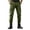A01/Army Green, variant on Cargo Pants for Men, Elastic Button Down Waisted Straight Slim Fit Work Pants with Multi Pockets, Casual Lightweight Workout Hiking Joggers Trousers S-2XL