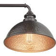 thumbnail image 2 of Progress Lighting Englewood 1-Light Medium Wall Lantern, Antique Pewter, Metallic Copper Shade, 2 of 5
