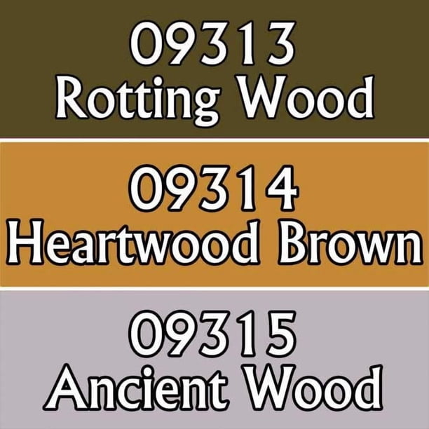 Set Triada de Pinturas REAPER Master Series: Tonos de Madera