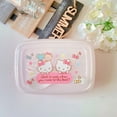 Sanrio Hello Kitty My Melody Kuromi Plastic Lunch Box Cartoon Anime ...