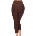 thumbnail image 3 of Women’s Active Compression Capri Leggings (Coffee, Small/Medium), 3 of 3