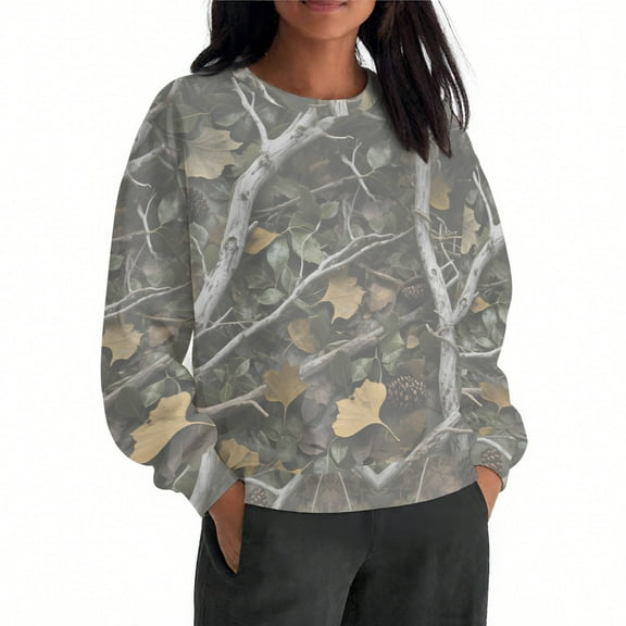 FDGIU Women's Oversized Sweatshirts 2025 - Fleece Pullover Crewneck Long Sleeve, Comfy Fall Winter Tops Casual Outfits