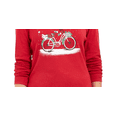 thumbnail image 3 of Karen Scott Women's Snow Bike Cotton Top Bright Red Size Medium, 3 of 3