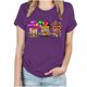 thumbnail image 2 of Fiudx Tops para Mujer Camiseta de Manga Corta con Cuello Redondo y Estampado de Carnaval para Mujer, Moda y Ocio, 2 of 4