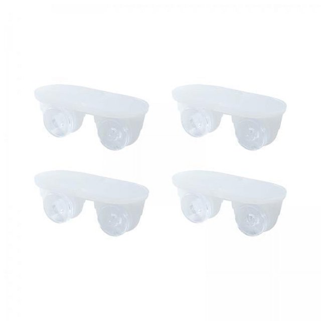 6x4pcs Ruedas pequeñas de colchón, ruedas universales mini lanzadoras, ruedas giratorias para electrodomésticos de contenedores - ruedas livianas para movimientos lisos 5 piezas