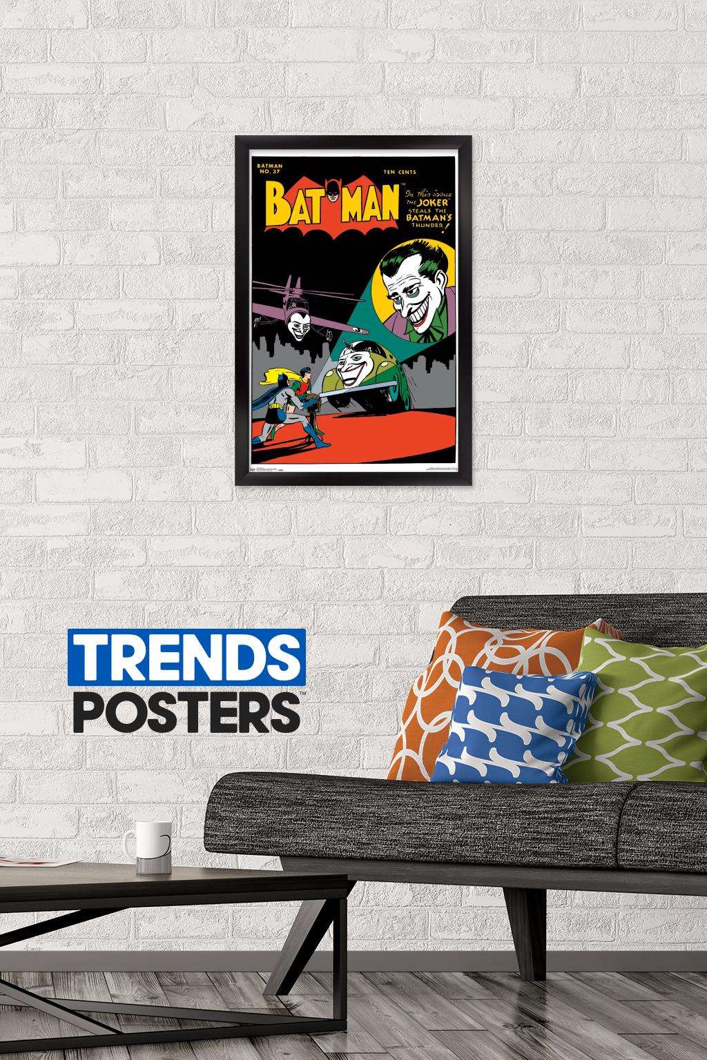 DC Comics - Batman - Cover #37 Wall Poster, 14.725" x 22.375", Framed