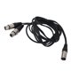 thumbnail image 1 of Cable XLR macho a doble XLR hembra Cable de conexión balanceada estéreo para micrófono para adaptador de audio Blanco 3 m / 9,8 pies, 1 of 10