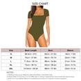 thumbnail image 1 of Body de manga corta,Body de manga corta para mujer, Body de verano para mujer, Body para mujer, rendimiento lleno de energía, 1 of 4