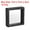 Black, variant on Floating Thin Film Display Box, ABS Frame Case 7cm x 7cm x 2cm Black Pack of 10
