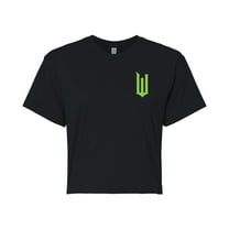 Wicked - Elphaba Gravity - Juniors Cropped Graphic T-Shirt