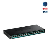 TRENDnet TPE-TG161H, 16-Port Gigabit PoE Switch