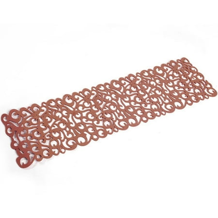 

Rectangle Shape Felt Tablecloth Runner Placemats Table Mats Household Decorations(Light Coffee)