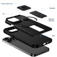 thumbnail image 2 of Funda GANGXUN para iPhone 13 Pro Max – Magnética Antigolpes con Soporte y Protección Doble, 2 of 6