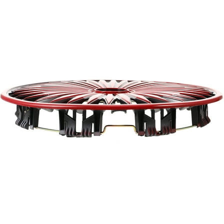 GOOHOCHY Decorative Hub Covers Car Wheel Hub Cover Red PP 1Pack