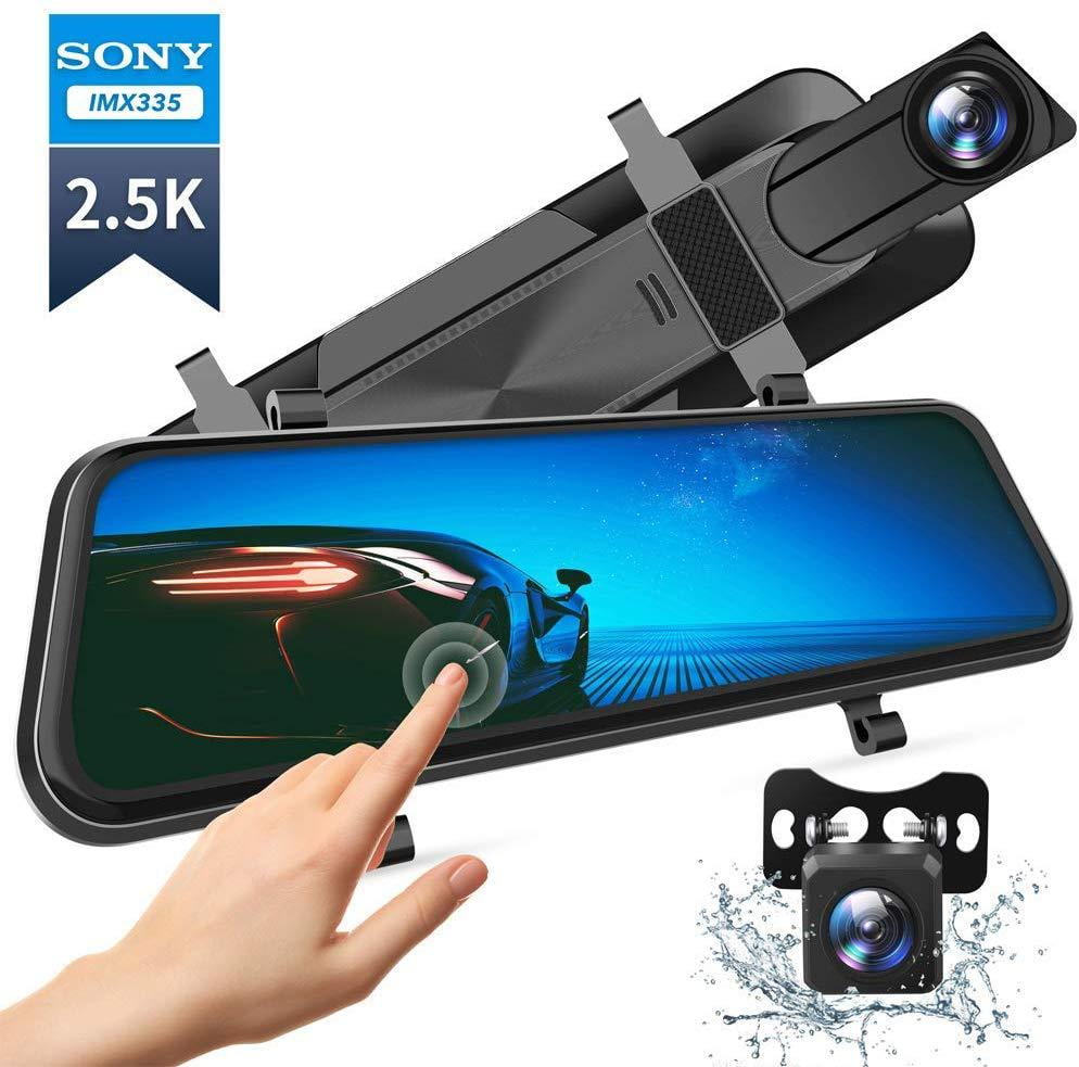 VanTop H610 Dual Dash Cam Front and Rear 2.5K Full HD 10 inch Screen