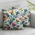 thumbnail image 3 of nygtbtfer Pillow Covers Cute Pink Flower Print Decorative Throw Pillows Spring Cushion Case Decor for Couch Sofa Bed，Multi-Size White, 3 of 7