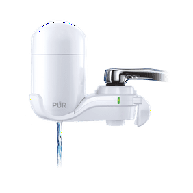 Pur Advanced Faucet Water Filter Stainless Steel Finish Fm4000b