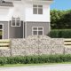 thumbnail image 2 of Muro de contención Gabion VidaXL arqueado 300x50x120/140 cm galvanizado, 2 of 6