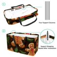 thumbnail image 4 of Gingerbread Man Oxford Cloth Reusable Foldable Decorative Box – Large Capacity Laundry Bag, Laundry Basket, Cube Organizer, 4 of 7