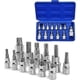 thumbnail image 1 of Juego de 13 llaves de vaso Torx con punta de acero T8-T70 S2, hexagonales, con vástago Torx, juego de puntas de destornillador., 1 of 5