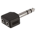 thumbnail image 2 of ACCL 6.35mm Stereo Plug to 2x3.5mm Mono Jack Adapter, 50 Pack, 2 of 2