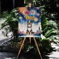 thumbnail image 4 of Happy New Year with Australian Shepherd Fireworks Holiday Xmas Winter 2025 Vertical Matte Canvas Poster Aussie Dog Lover Gifts Wall Art Home Decor - 00025, 4 of 5