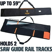 Rugged Tools Guide Rail Bag - Protective Track Saw Bag For Saw Guide Rails up to 59"