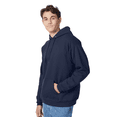 thumbnail image 3 of Hanes Men's Ecosmart Hoodie -WD17 Fleece Sweatshirt, Pullover Hooded Sweatshirt for Men, Navy XL, 3 of 6