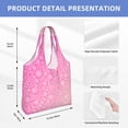 thumbnail image 3 of Vsdgher Breast CancerN Ribbons Awareness Print canvas Tote Bag, Lightweight Cloth Bags, Suitable for shopping, groceries, travel, 3 of 4