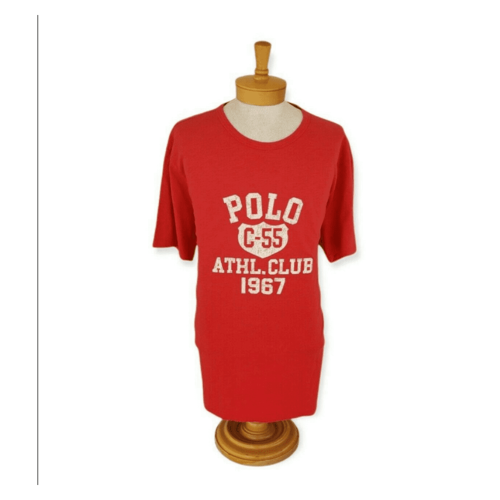 POLO RALPH LAUREN XLT POLO ATHL. CLUB TSHIRT RED,XLT